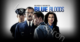Blue Bloods Cast Design Vinyl Checkbook Cover - £6.88 GBP
