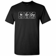 Periodic Table Nerd - Funny Science Nerdy Scientist T Shirt - Small - Black - £19.07 GBP