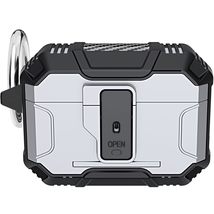 Generic For Airpods Pro (2019 (Color: SILVER) Hard back Hard Silicon Cas... - $44.93