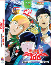 Anime DVD MOB Psycho 100 Season 1-3 (Vol.1-37 End) + 2 Special English Version - £25.91 GBP
