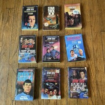 Lot of 9 Star Trek Books Diane Duane J.M. Dillard Dana Kramer-Rolls Ferg... - £21.01 GBP