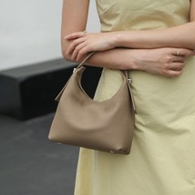 Chic Stylish Ice-blue High-end First Layer hide Leather Hobo Tote skin Women&#39;s H - £115.81 GBP