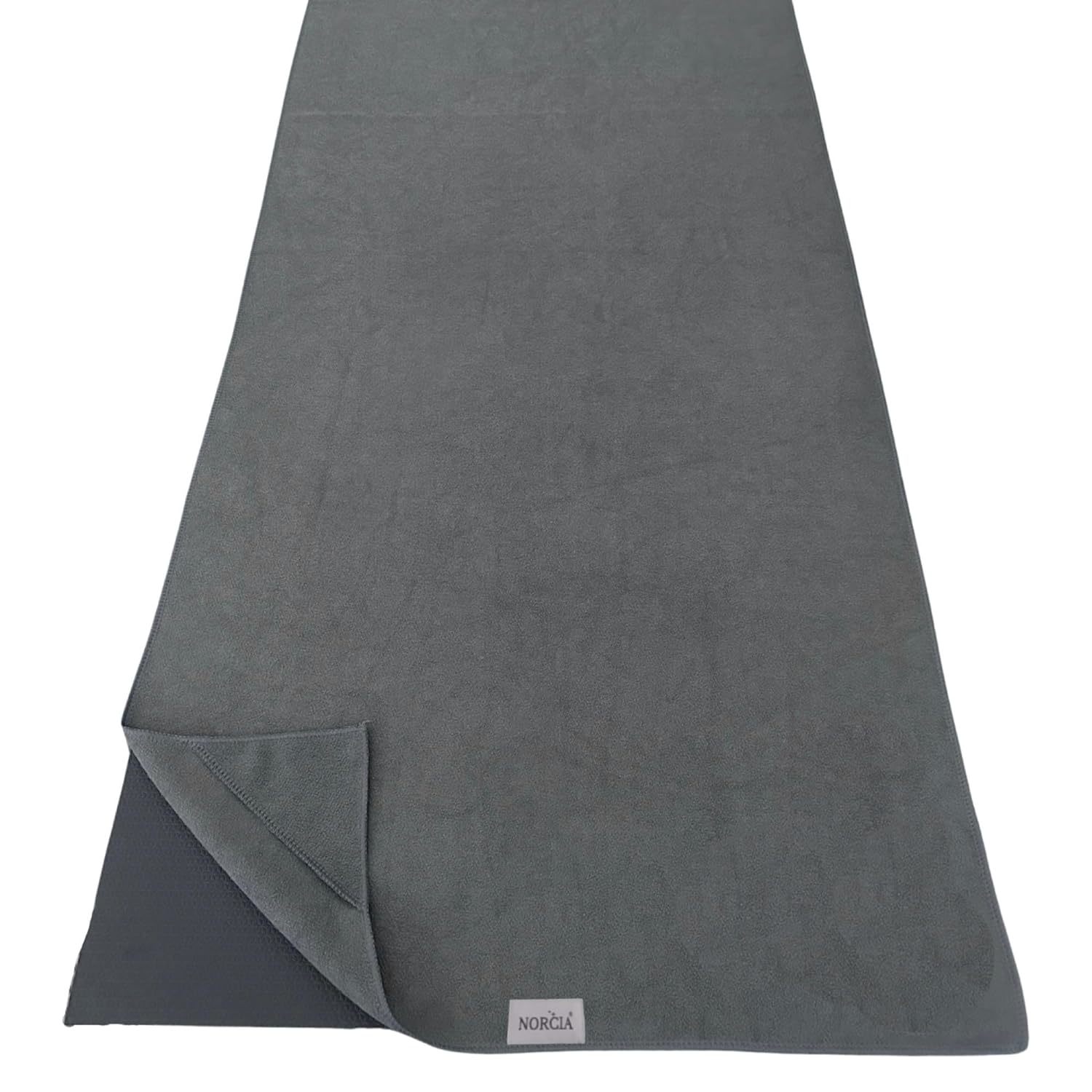 Primary image for , Yoga Towel, Non Slip Hot Yoga Mat Towel With Corner Pockets, Mat-Sized 24"X72"
