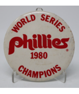 Vintage Philadelphia Phillies Baseball 1980s World Series Champions Button - $33.24 CAD