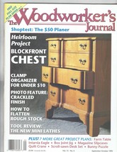 Woodworker&#39;s Journal September Oct 1993 Volume 17 Number 5 Back Issue Ma... - $20.35