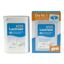 Lactrase 18,000 FCC tablets in dispenser double pack of 80 - $1,800.68 MXN