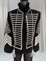 Jimi Hendrix Hussars Jacket: Wool Military Style Coat - $160.00