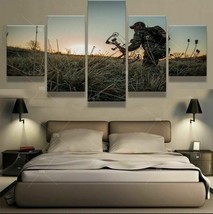 Bow Hunting Morning Field Five Piece No Frame Canvas Print Home Decor Wall Art 5 - $30.50+