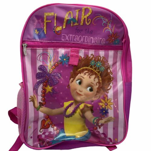 Primary image for Fancy Nancy Backpack Flair for the Extraordinaire Pink Disney Kid 15" x 12" x 4"