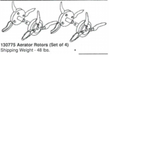 Maxim Aerator Rotors (Set of 4. For use with all Maxim standard size til... - $2,773.20 MXN