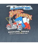 VTG Harley Davidson HD T Shirt 3XL Mens Motorcycle Biker Graphic Tee Bed... - £36.61 GBP