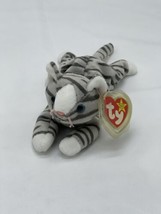 TY Beanie Baby PRANCE the Gray Tabby Cat (8 inch) 1997 - $19.87