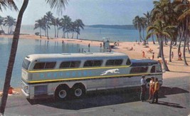 Greyhound Bus Super Scenicruiser 1964 postcard - £5.13 GBP