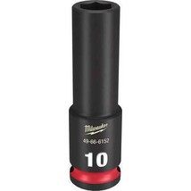 Milwaukee Tool 49-66-6152 10Mm Shockwave Impact Duty 3/8 In. Drive Deep Well 6 - £17.22 GBP