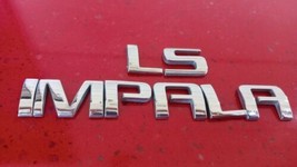 Used OEM Chrome IMPALA LS Alloy Letter Emblem Badge 07-15 Chevrolet WU 22743583 - £7.07 GBP