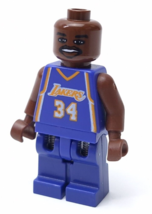 Lego NBA Shaquille O&#39;Neal, Los Angeles Lakers #34 Minifigure - £28.36 GBP