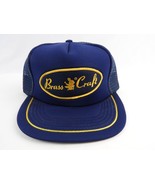 Brass Craft Vintage Hat Cap Navy Blue One Size fits Most Snapback Mint C... - $18.21