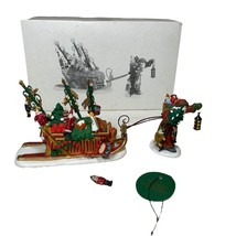 Dept 56 Village Accessory &quot;Father Christmas&#39;s Journey&quot; #58407 With Box - £9.43 GBP