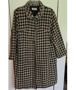 Womens Plus 20W Jonathan Michael Black/Brown Wool Blend Winter Coat Jack... - $533.89 MXN