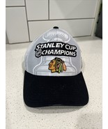 Chicago Blackhawks NHL Hockey Hat 2015 Stanley Cup Champions One Size Re... - £13.88 GBP