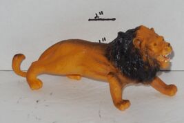 Lion 4" Animal Pretend Play PVC Figure Jungle Wild Life golden Yellow - $3.92