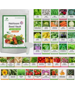 SD Heirloom Vegetable Seeds Survival Garden Kit  Over 18,000 Seeds Garde... - £45.13 GBP