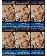 7 x MEN&#39;S MUSTACHE BEARD BRUSH GEL HAIR DYE COLORING KIT BROWN SEALED 11... - $40.54 CAD