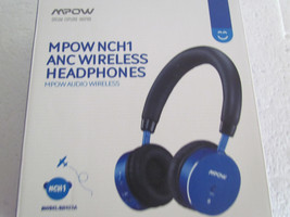 Mpow NCH1  Bluetooth HiFi Stereo Headphones Noise Cancelling - Blue BH423A - £24.66 GBP