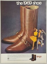 1968 Print Ad Dingo Men&#39;s Boots by Acme Bootmakers The 1969 Shoe - £12.15 GBP