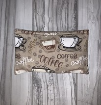 Rice therapeutic Flannel heat/cold Pack, rice bag, heat pad, Coffee Fabric - $14.95