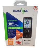Tracfone Basic Cellular CELL Mobile Phone Lg108C NEW IN BOX telephone - $24.99
