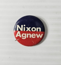 VTG Political  NIXON / AGNEW PIN – PIN BACK BUTTON – 1-3/16” DIAMETER - £7.43 GBP