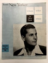 Hotel New Yorker Magazine February 6th-14th 1948 Marshall Beard Cover Gr... - $256.37 MXN