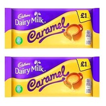 Cadbury Dairy Milk Caramel, 120 gm x 2 pack (Free shipping world) - £24.02 GBP