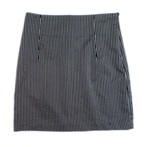 XXI Women&#39;s Casual Skirt M Above-The-Knee Black w White Stripes - £6.21 GBP