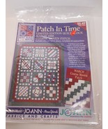 Joann Fabrics Quilt Block of  Month Patch in Time March 1998 Coarse Wove... - $146.35 MXN