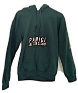 Panic At The Disco Band Hoodie Women&#39;s Pray For The Wicked Sz S Green/Pink - £21.53 GBP