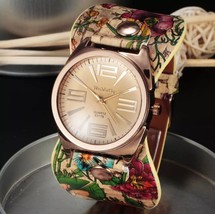 Relojes grandes de estilo bohemio para mujer, pulsera de cuero, de cuarzo - £18.86 GBP