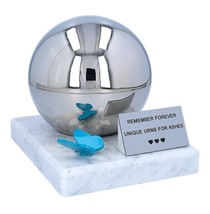 Personalise urn for infant Little cremation urn Baby size urn Decorative urn - £178.03 GBP