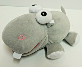 Toy Factory Big Mouths Hippo 11&quot; Plush Big Eyes Stuffed Animal Toy - £12.62 GBP