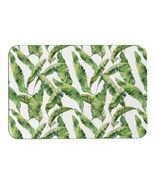 Mondxflaur Palm Leaf Non Slip Bathroom Mat for Shower Quick Dry Diatom M... - $26.05 CAD