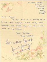 David Howey Shakespeare Actor Hand Signed 1980s Response Letter - £6.26 GBP
