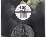 100pc TOMY Racemasters AFX HO Slot Car Stainless Steel TRACK CLIPS Tight... - $31.99