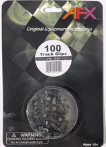 100pc Tomy Racemasters Afx Ho Slot Car Stainless Steel Track Clips Tighten #1014 - £25.15 GBP