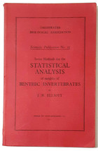 Some Methods for the Statistical Analysis of Samples of Benthic Invertebrates - £22.44 GBP