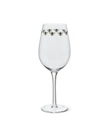 Bee Ring Wine Glasses Set of 4 Stemmed Goblets 14 oz 9.5&quot; High Decorative - €42,05 EUR