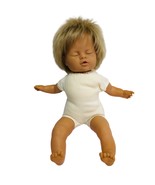 Lissi BATZ 15&quot; Doll Bätz West Germany SIGNED Closed Eyes Cloth Body Blonde - $48.34