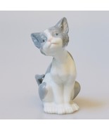 LLADRO Fine Porcelain Figure Gray Cat #5113 &quot;Feed Me&quot; 5.5&quot; Handmade In S... - £38.71 GBP