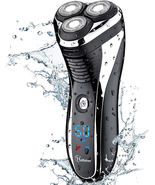 Electric Shaver Rotary Razor Men Cordless Beard Trimmer Pop-Trimmer Wate... - $38.88 CAD