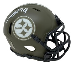 George Pickens Signed Steelers Salute To Service Mini Speed Helmet JSA - £108.53 GBP